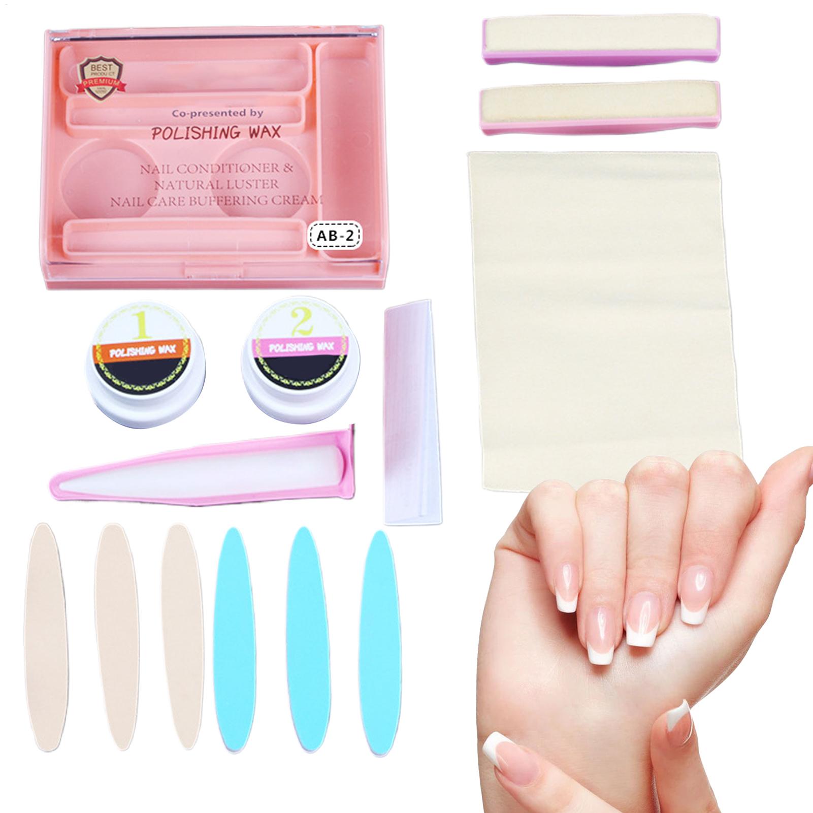 Nail File Titanium - Kit d'outils de polissage des ongles,