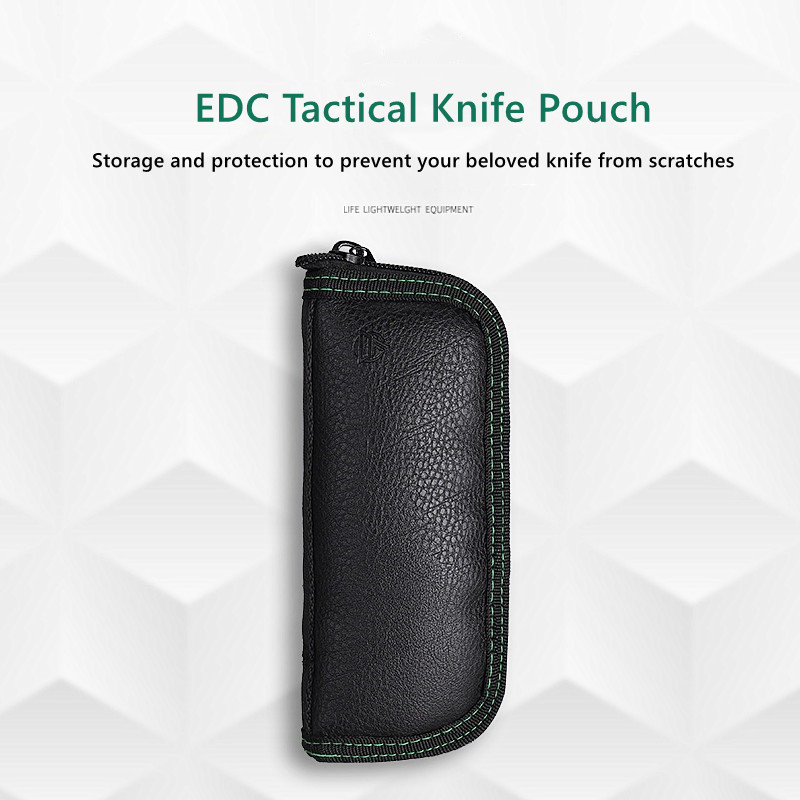 Edc Everyday Carry Knives - Couteau pliant, sac en cuir, étui