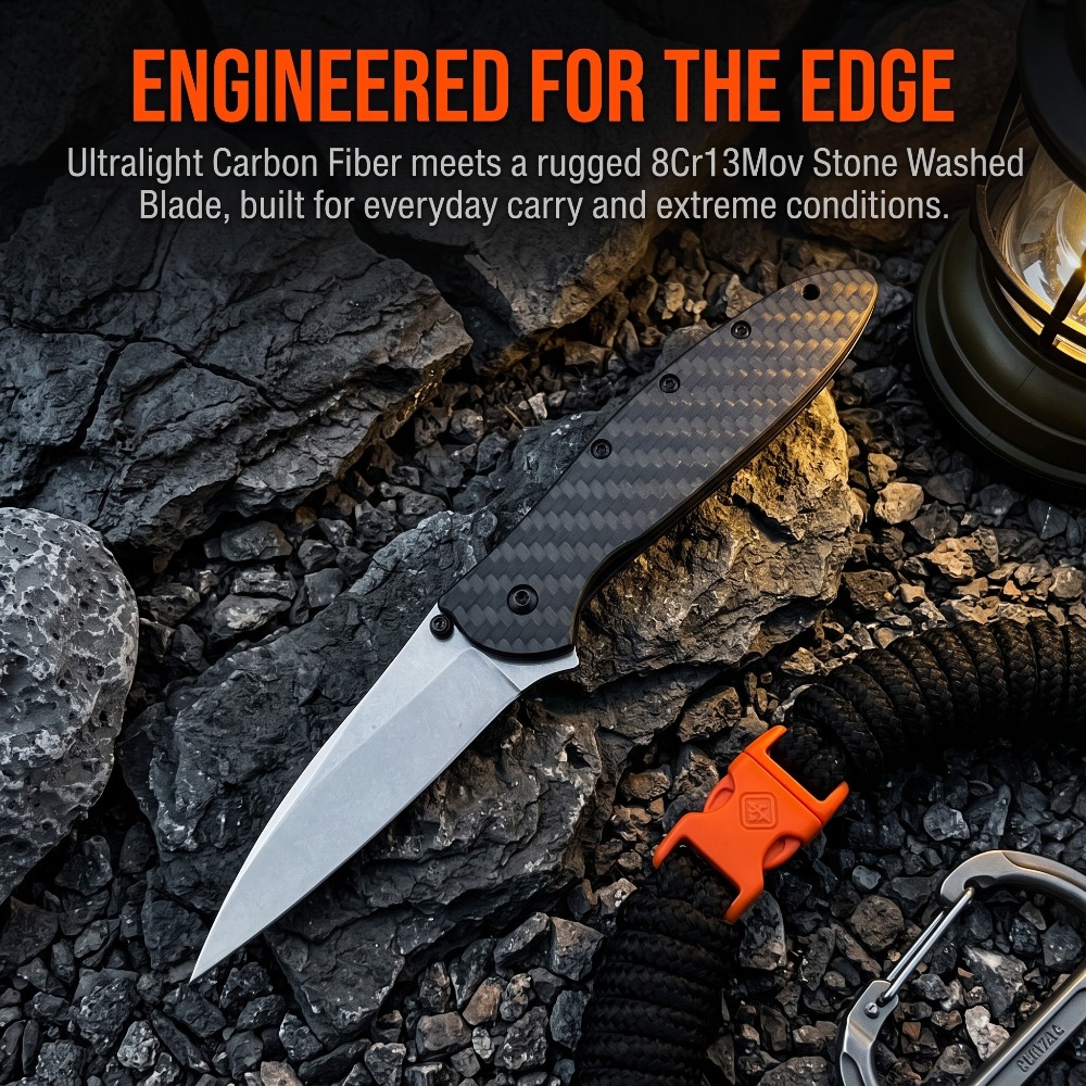 Everyday Carry (Edc) Knife - Couteau pliant de poche 1660 Everyday
