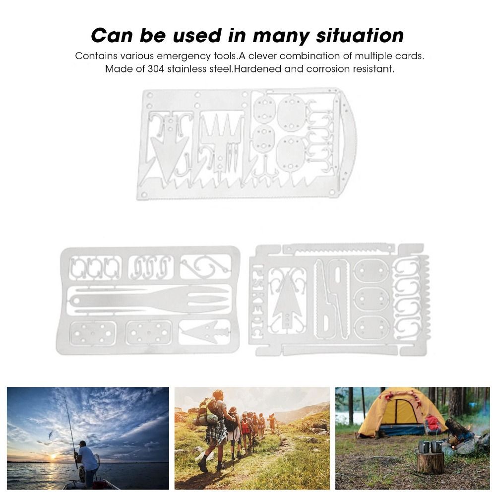 Lot de 6 cartes multifonctions - Multitool Credit Card avis et prix
